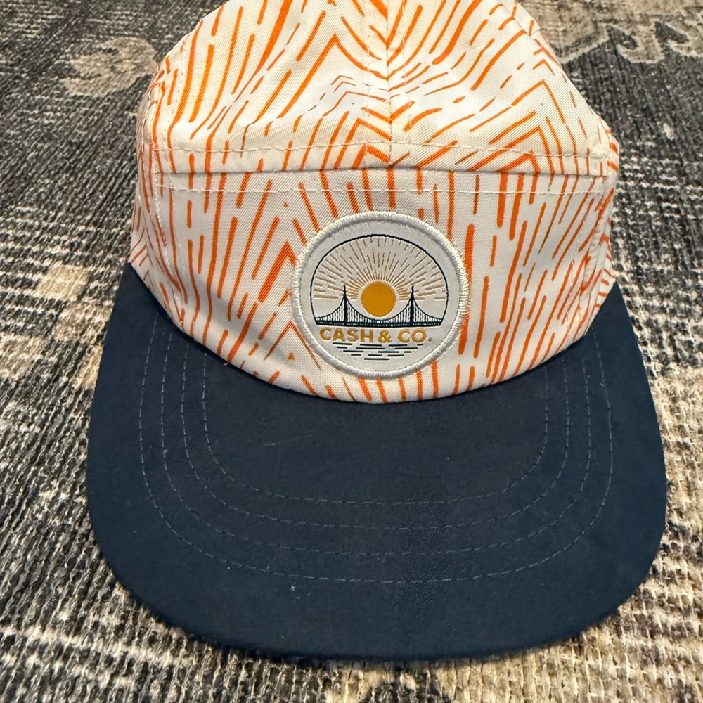 Orange and Blue Kids Hat